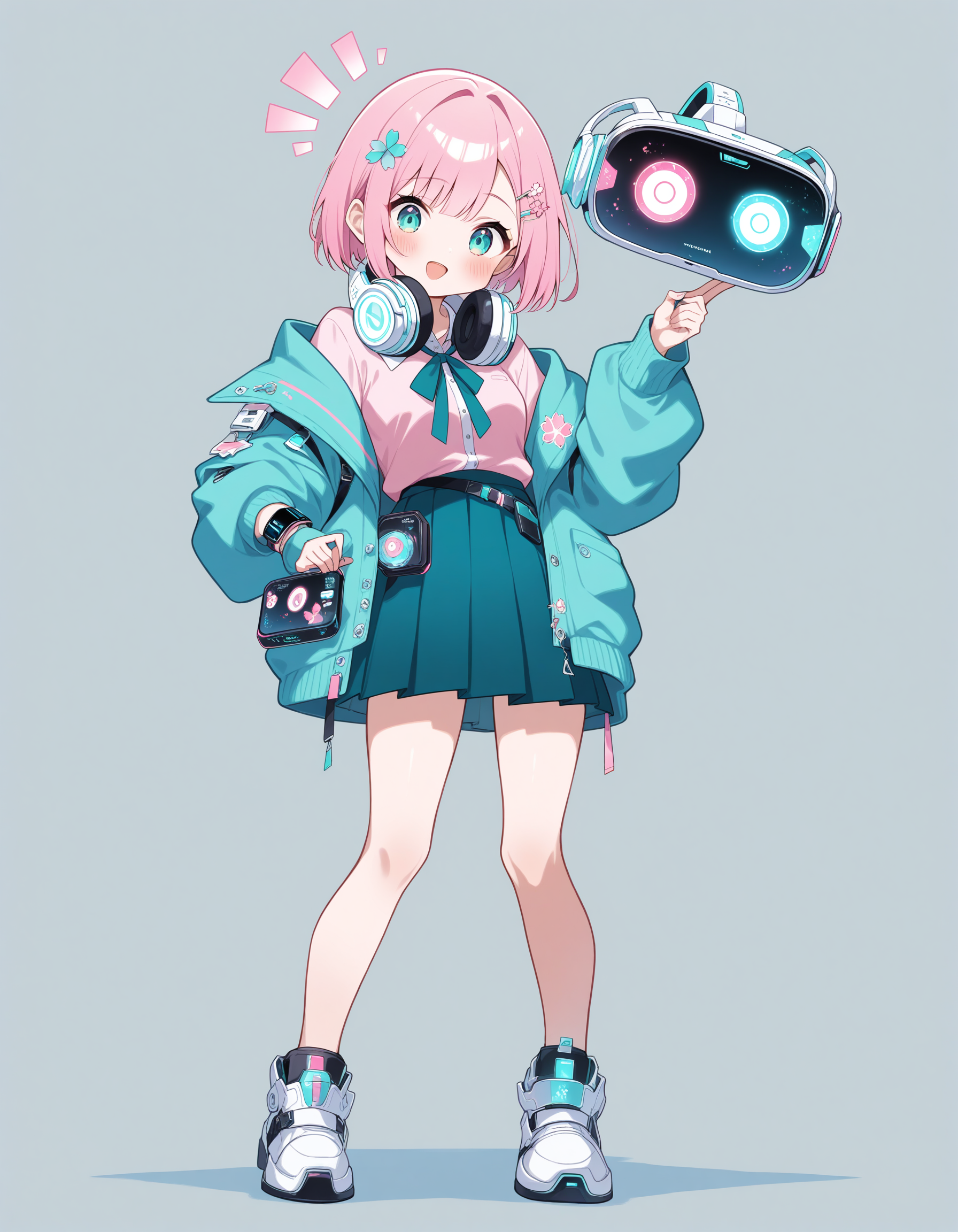 Suki-chan Gaming and VR mascot